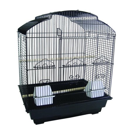 YML 58344814BLK 067 in Bar Spacing Small Parrot Cage Black 18 x 14 in 5834_4814BLK